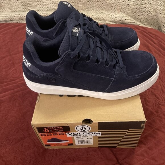 Volcom Evolve Skate Work Shoes Composite Toe Slip-Resistant Blue  Men's 12W Work - Picture 6 of 16